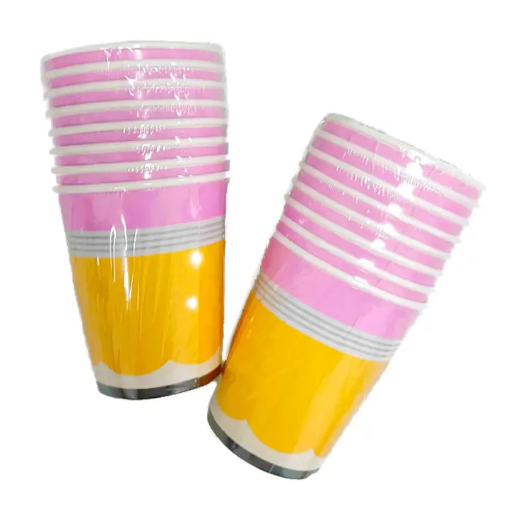 Pencil Paper Cups | Ellie and Piper