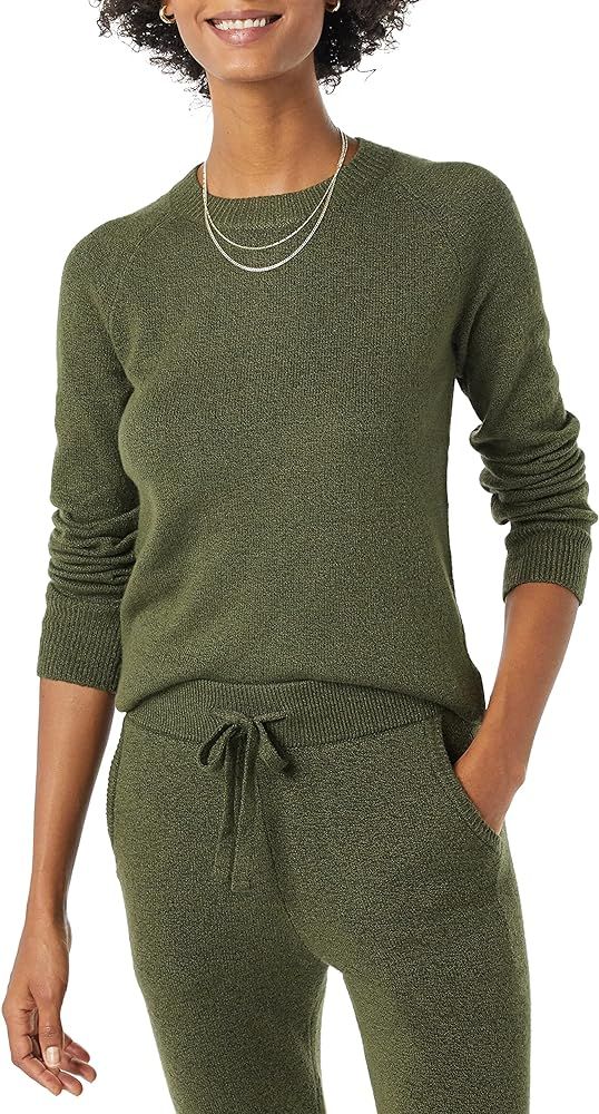 Amazon Essentials Women's Classic-Fit Soft Touch Long-Sleeve Crewneck Sweater | Amazon (US)