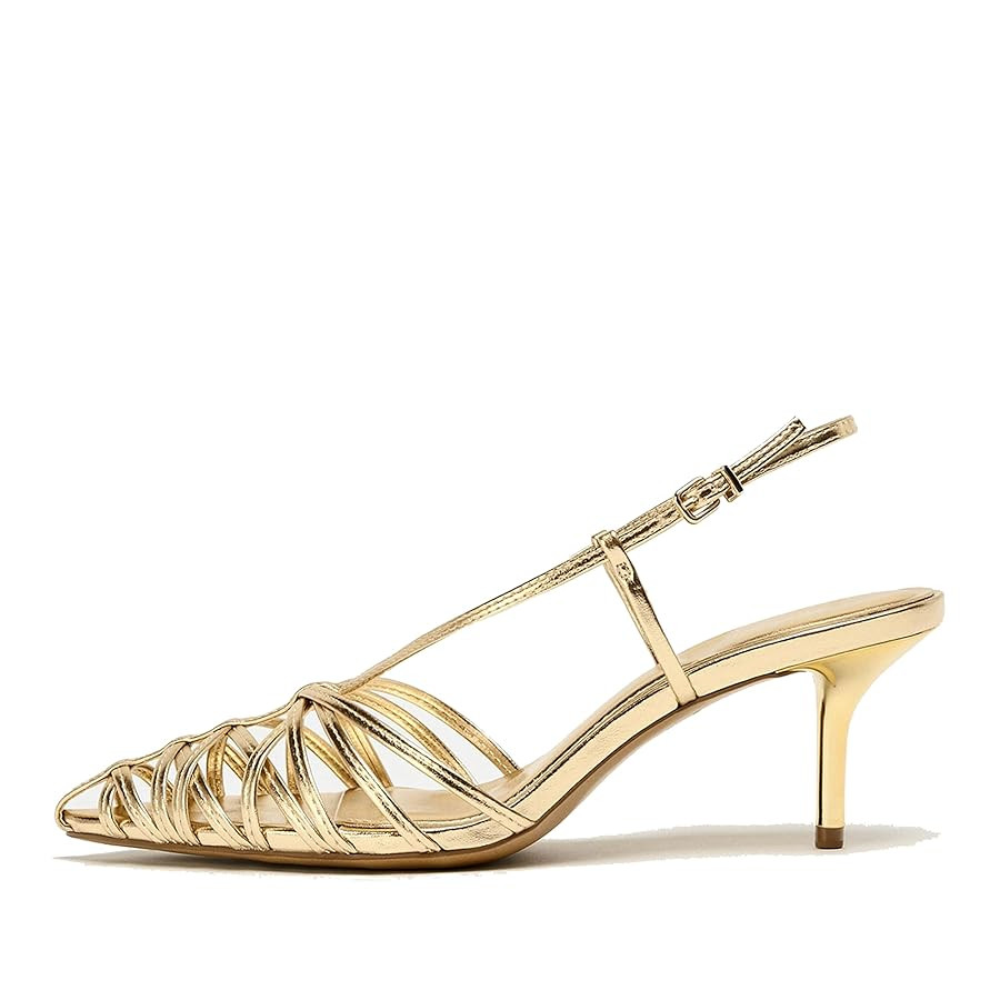 Sandal Heels Slingback Stilettos for Summer Fashionable Formal Banquet Shoes | Amazon (US)