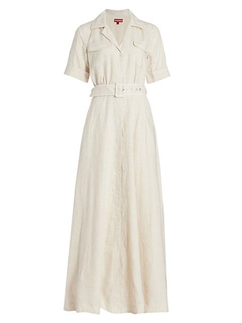 Millie Belted Linen Maxi Dress | Saks Fifth Avenue