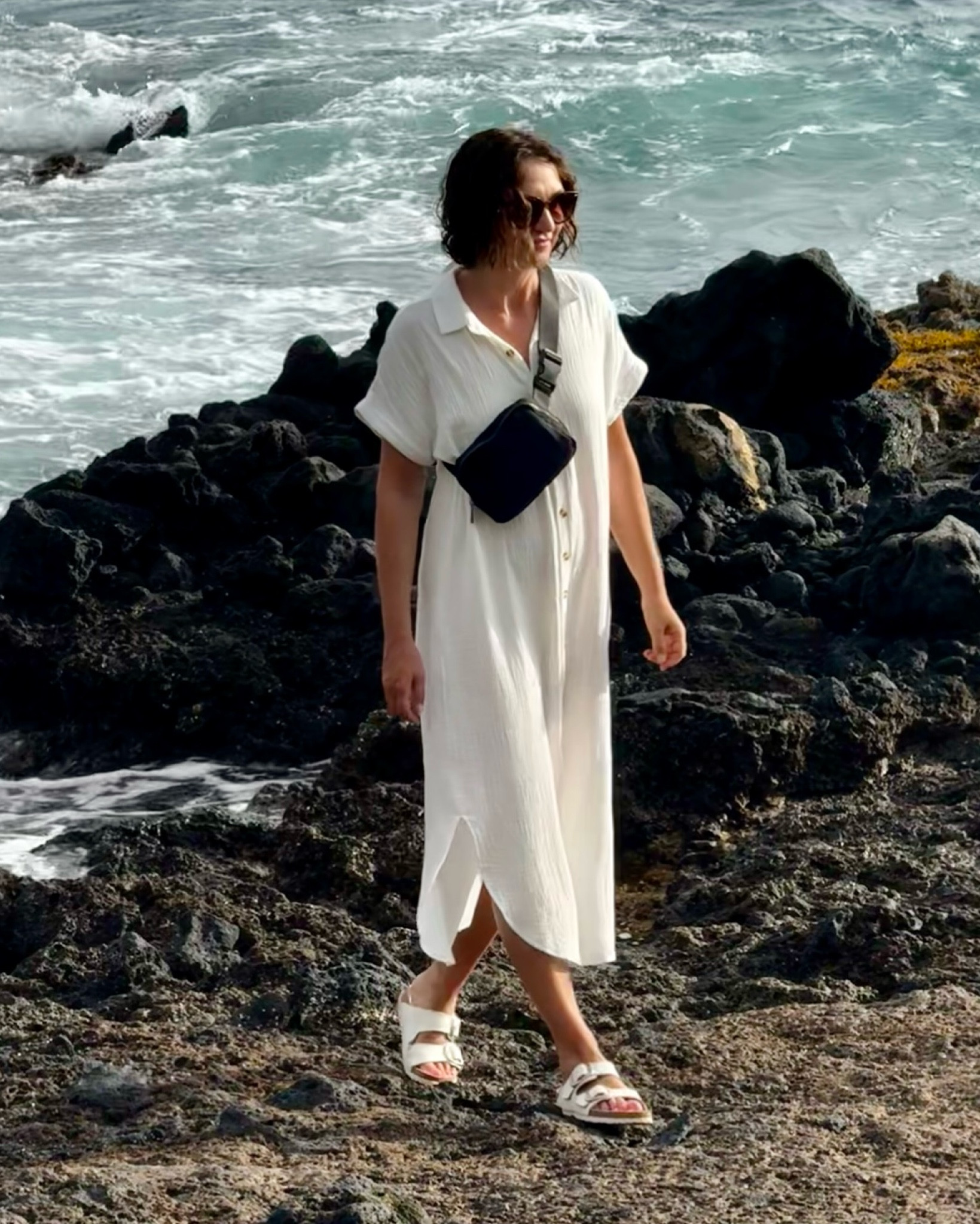 Vacay fit
A few of my most worn warm weather staples, a shirt dress that doubles as a swim cover up, belt bag and comfy sandals.
Wearing my usual size S in the dress, I also have it in light blue, and the Birkenstocks fit tts. Also linked my sunnies and fave straw hat 


#LTKshoecrush #LTKstyletip #LTKtravel