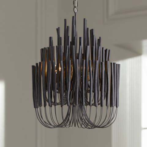 Arteriors Home Tilda 21" Wide Black Chandelier - #398Y0 | Lamps Plus | Lamps Plus