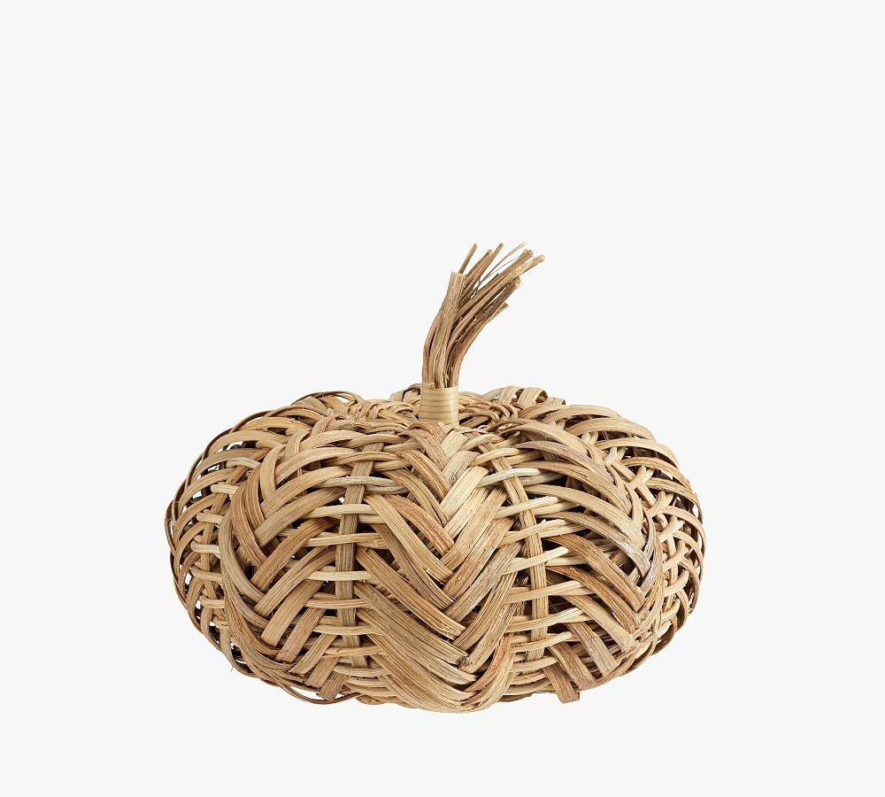 Decorative Rattan Pumpkins | Pottery Barn (US)