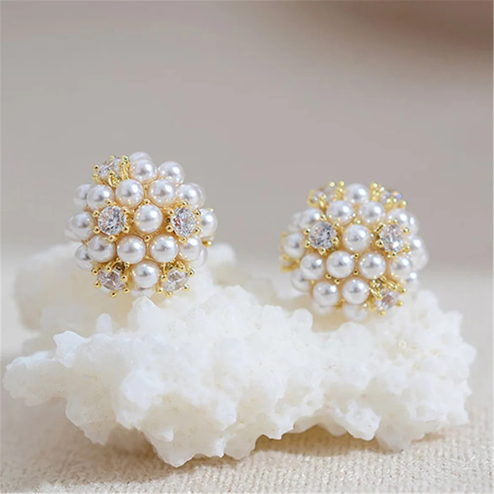 Pearl Cluster Earrings (Pair) | Shop Simon