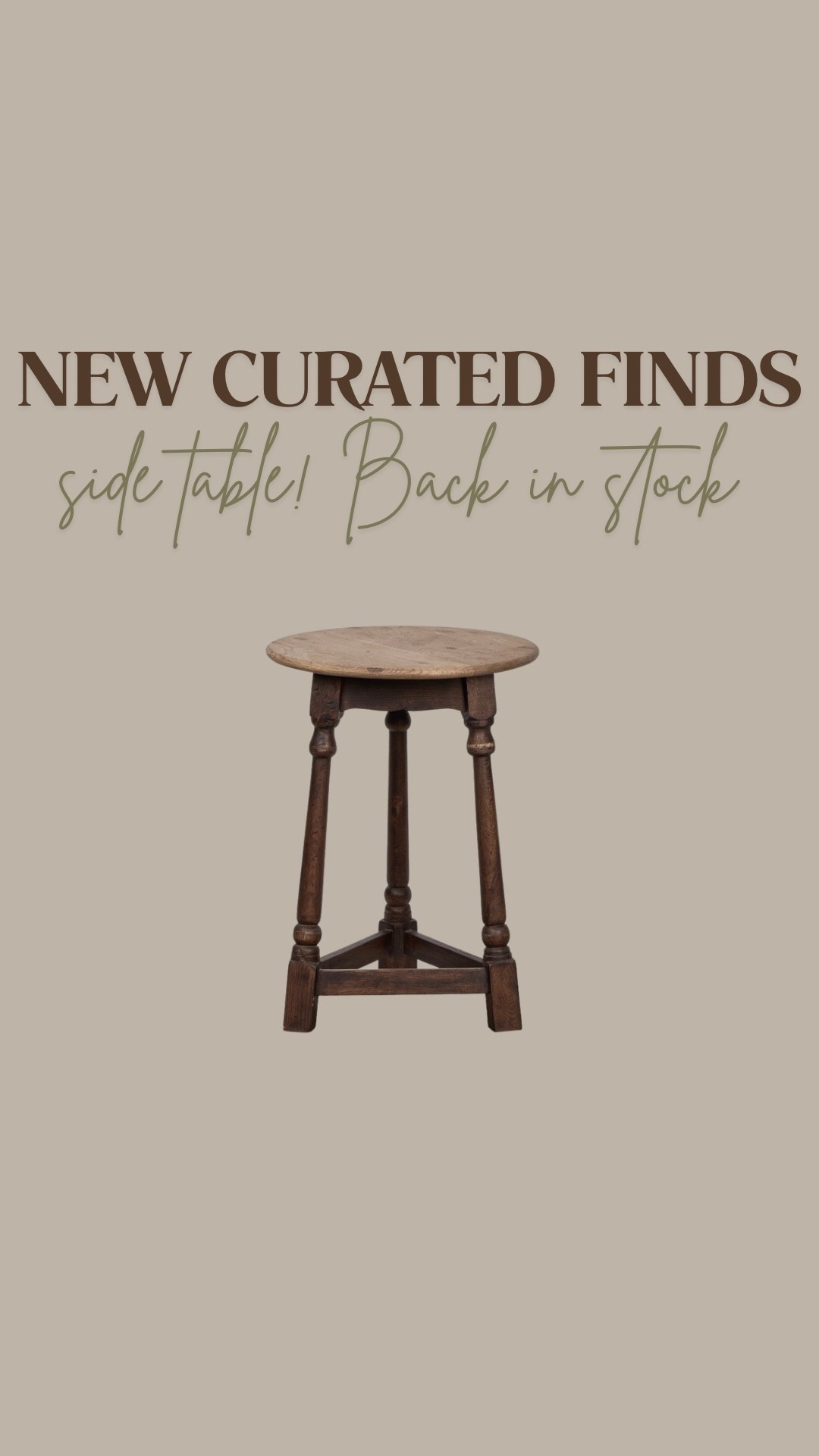 This stunning side table is BACK!

#LTKHome #LTKOver40 #LTKSaleAlert