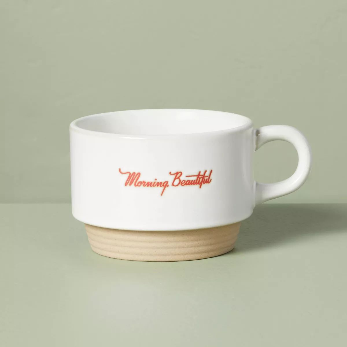 12oz Morning Beautiful & Handsome Stoneware Mugs - Hearth & Hand™ with Magnolia | Target