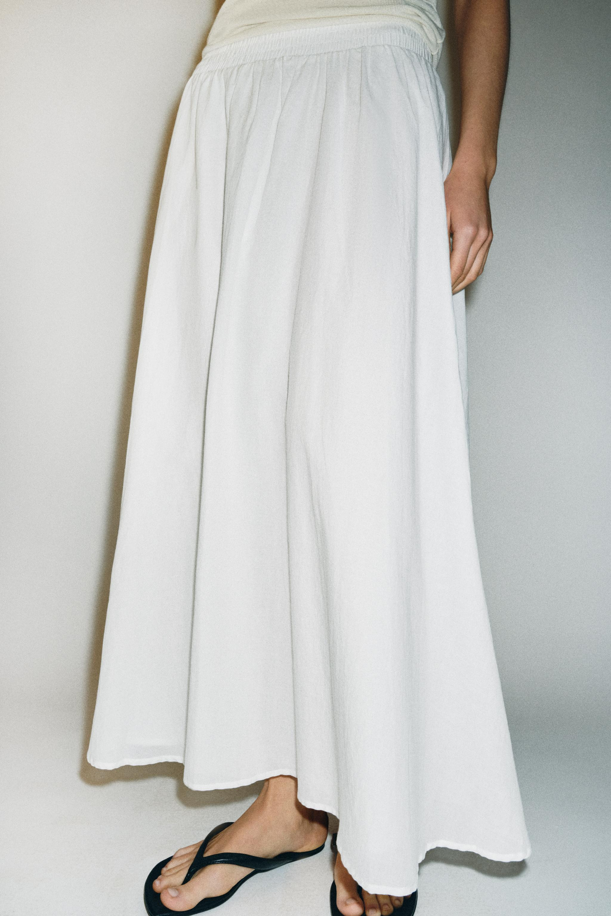LAYERED MIDI SKIRT | Zara UK