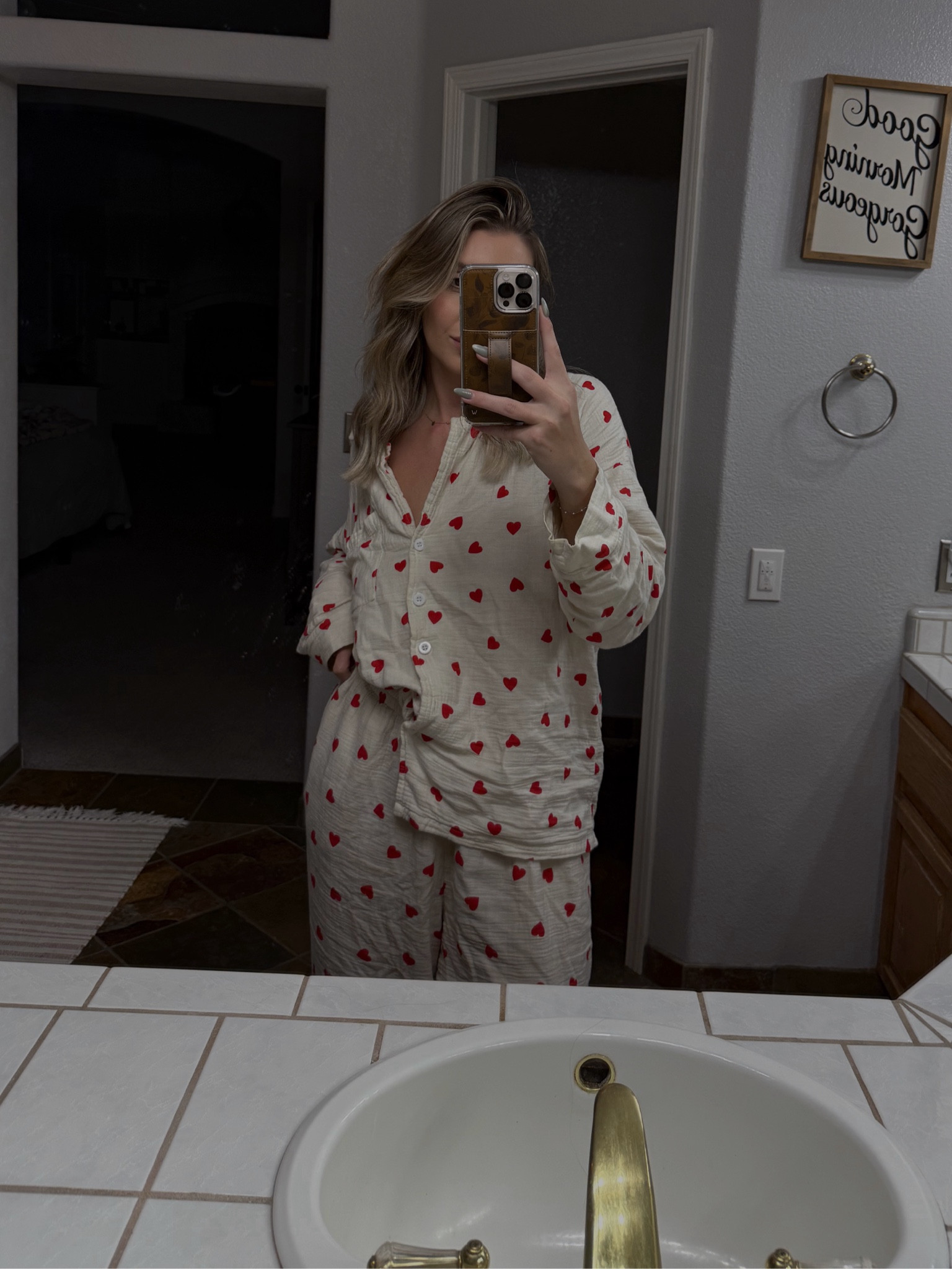 Cute heart pajama set

#LTKSeasonal #LTKMostLoved
