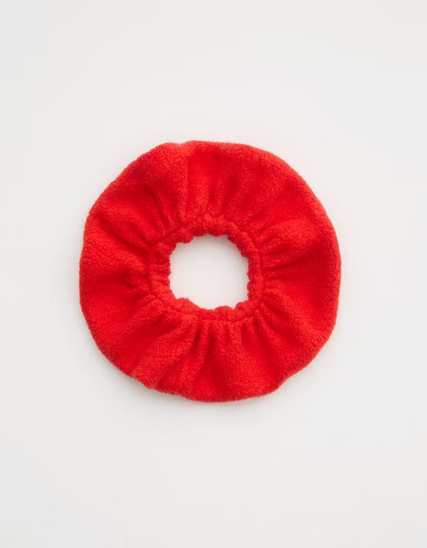 Aerie Sherpa Fleece Scrunchie | Aerie