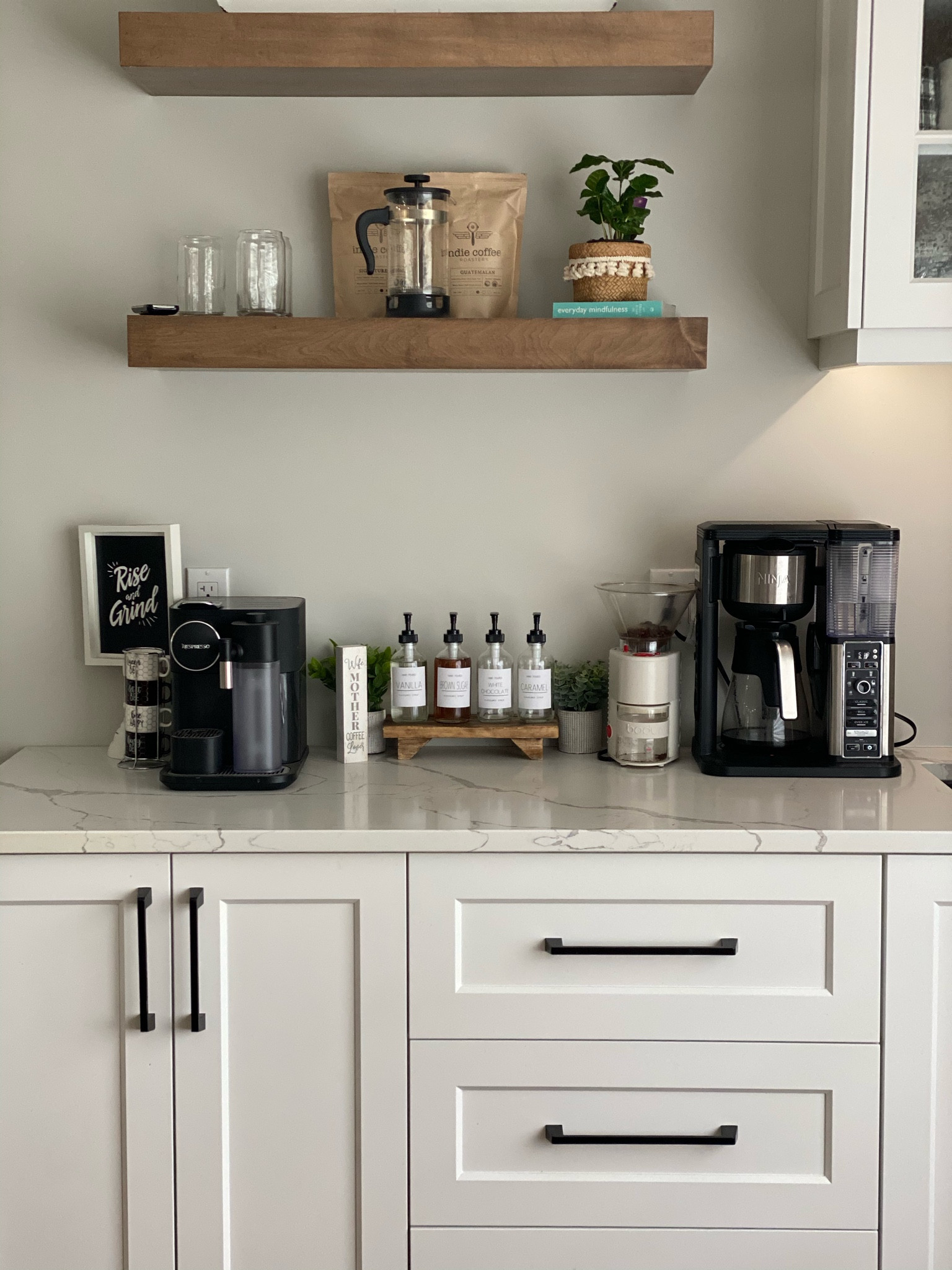 "Bringing the Café Vibes Home ☕✨ #CoffeeCorner. Set up an at home coffee station with these essentials! 


#LTKSeasonal #LTKhome #LTKGiftGuide