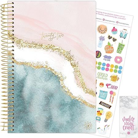 bloom daily planners 2022 Calendar Year Day Planner (January 2022 - December 2022) - 5.5” x 8.2... | Amazon (US)