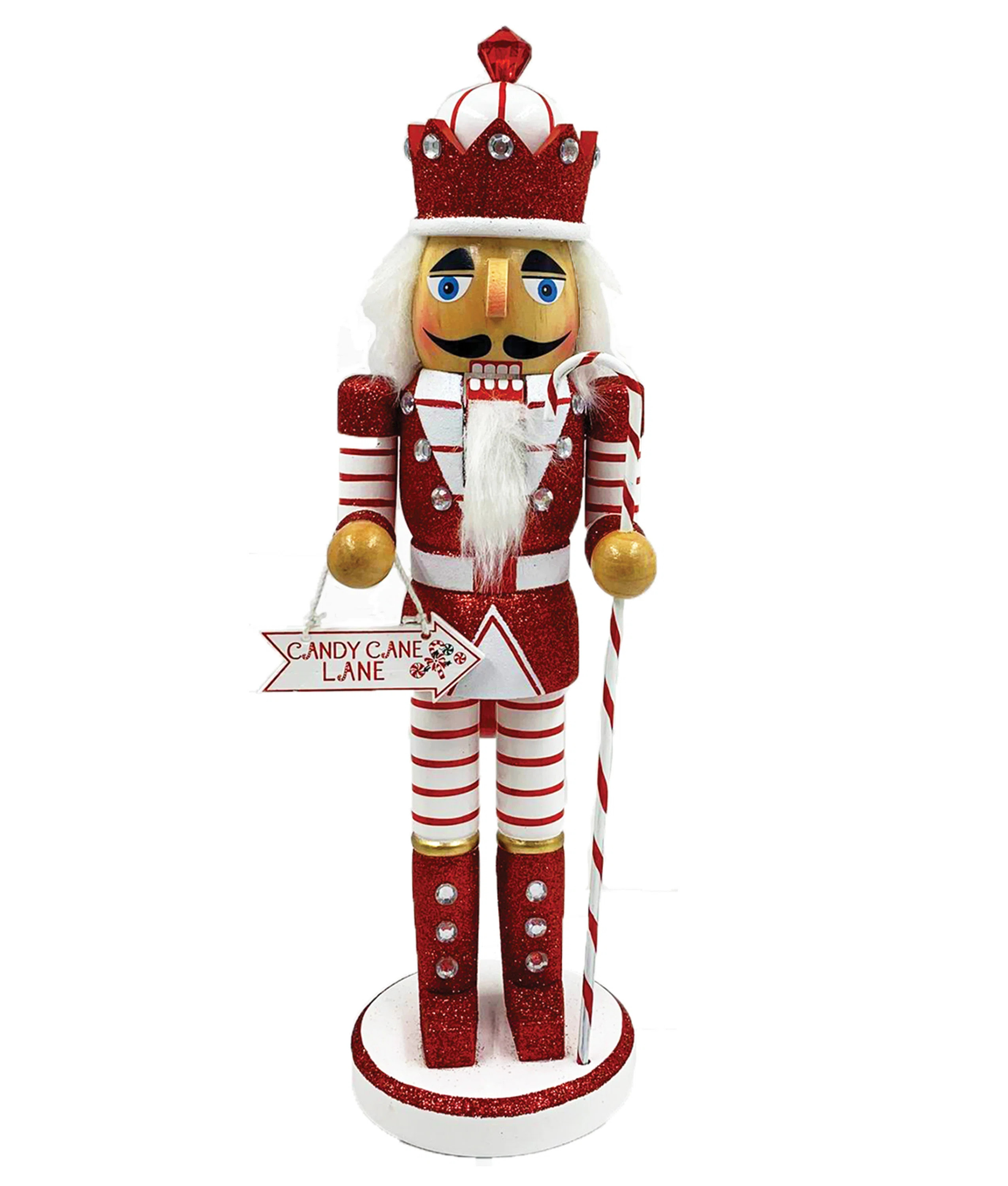 The Holiday Aisle® Candy Cane King Nutcracker & Reviews | Wayfair | Wayfair North America