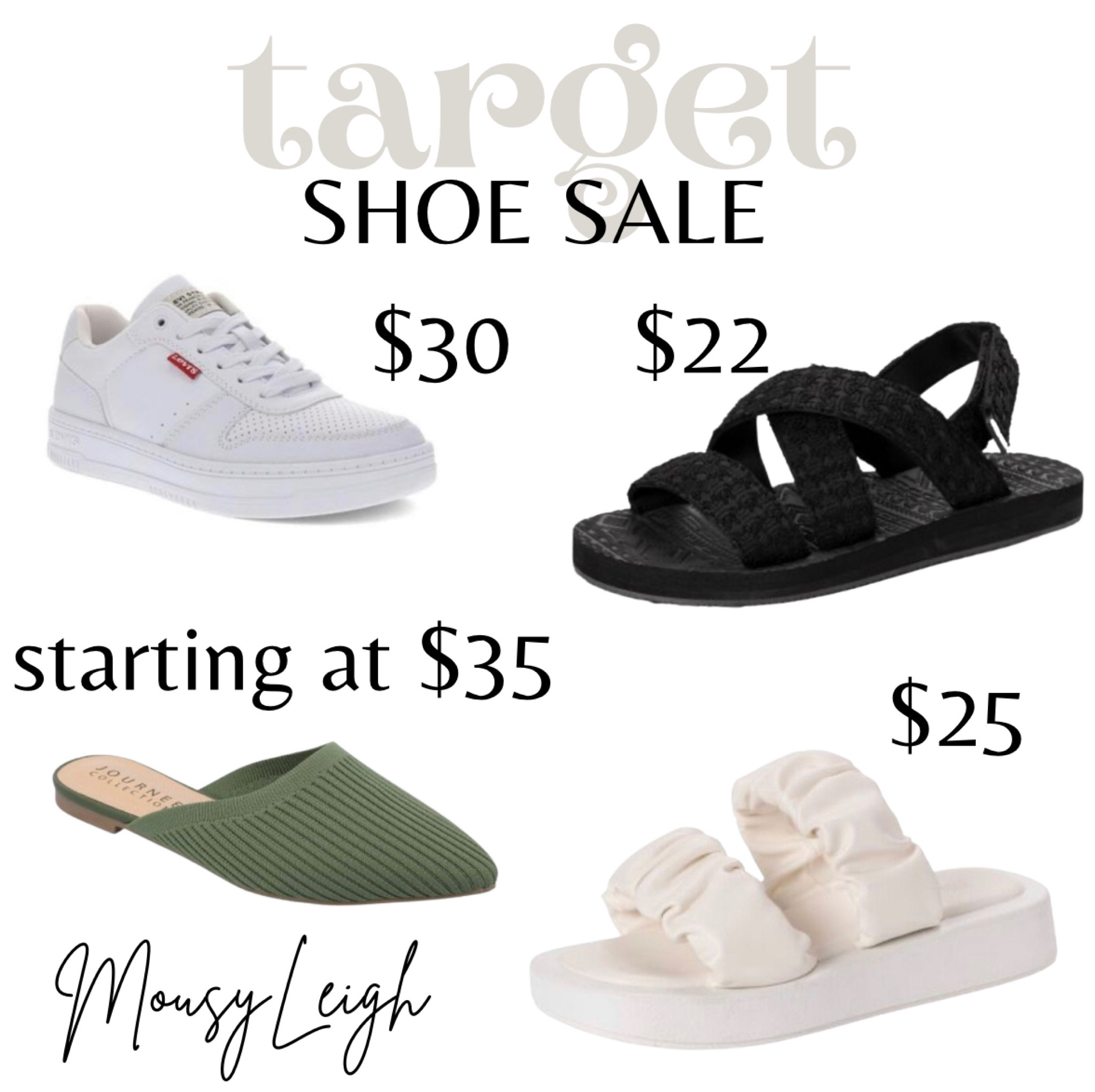 Target Shoe Sale!! Sneakers, sandals, dress shoes, slides, shop it all! 

sale, sale alert, shop this sale, found a sale, on sale, shop now, target, target finds, target summer, found it at target, target style, target fashion, target outfit, ootd, ootd from target, clothes, target clothes, inspo, outfit, target fit, 

#LTKFind #LTKshoecrush #LTKsalealert