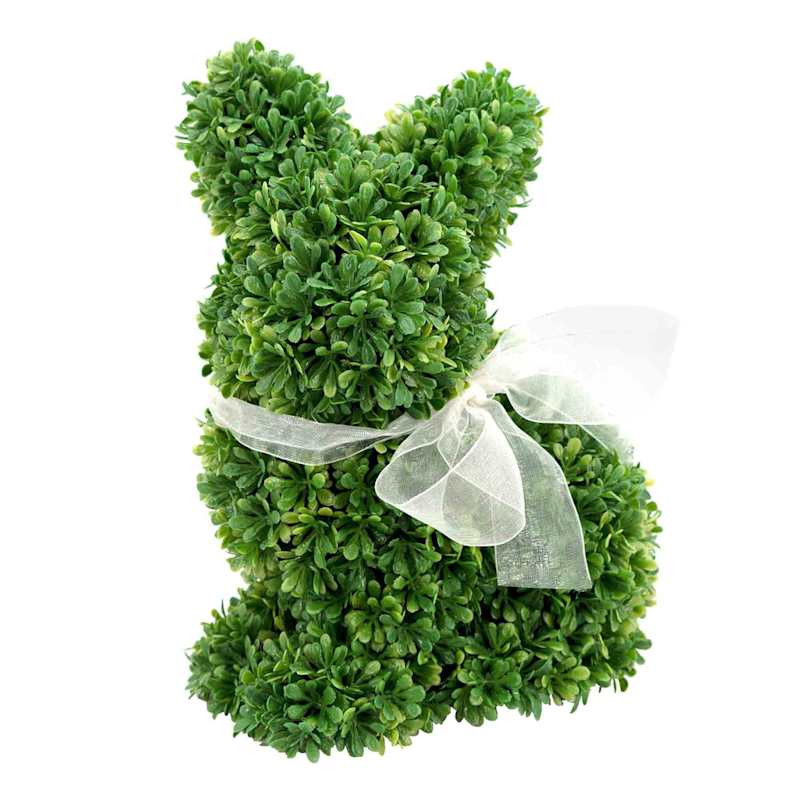 Providence Artificial Boxwood Easter Bunny, 8.25" | At Home