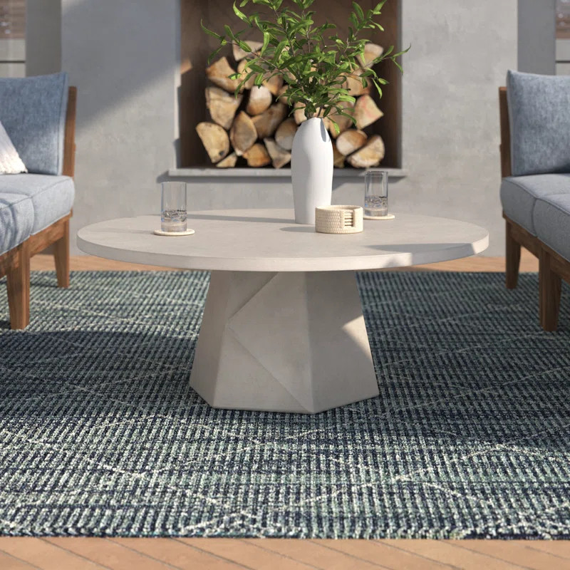 Clemmie Concrete Coffee Table | Wayfair North America