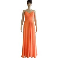 Orange Prom Dress.orange Bridesmaid Dress | Etsy (US)