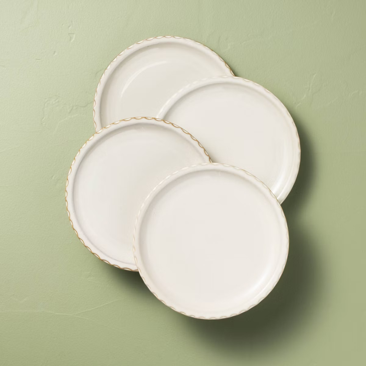 10.5" Stoneware Pinched Edge Dinner Plate - Hearth & Hand™ with Magnolia | Target