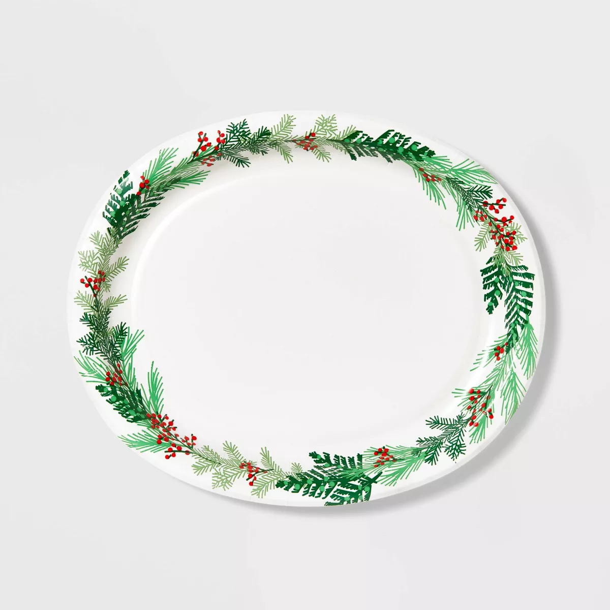 10ct Christmas Holly Holiday Buffet Plate - Spritz™ | Target