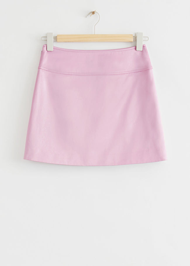 Fitted Satin Mini Skirt | & Other Stories US