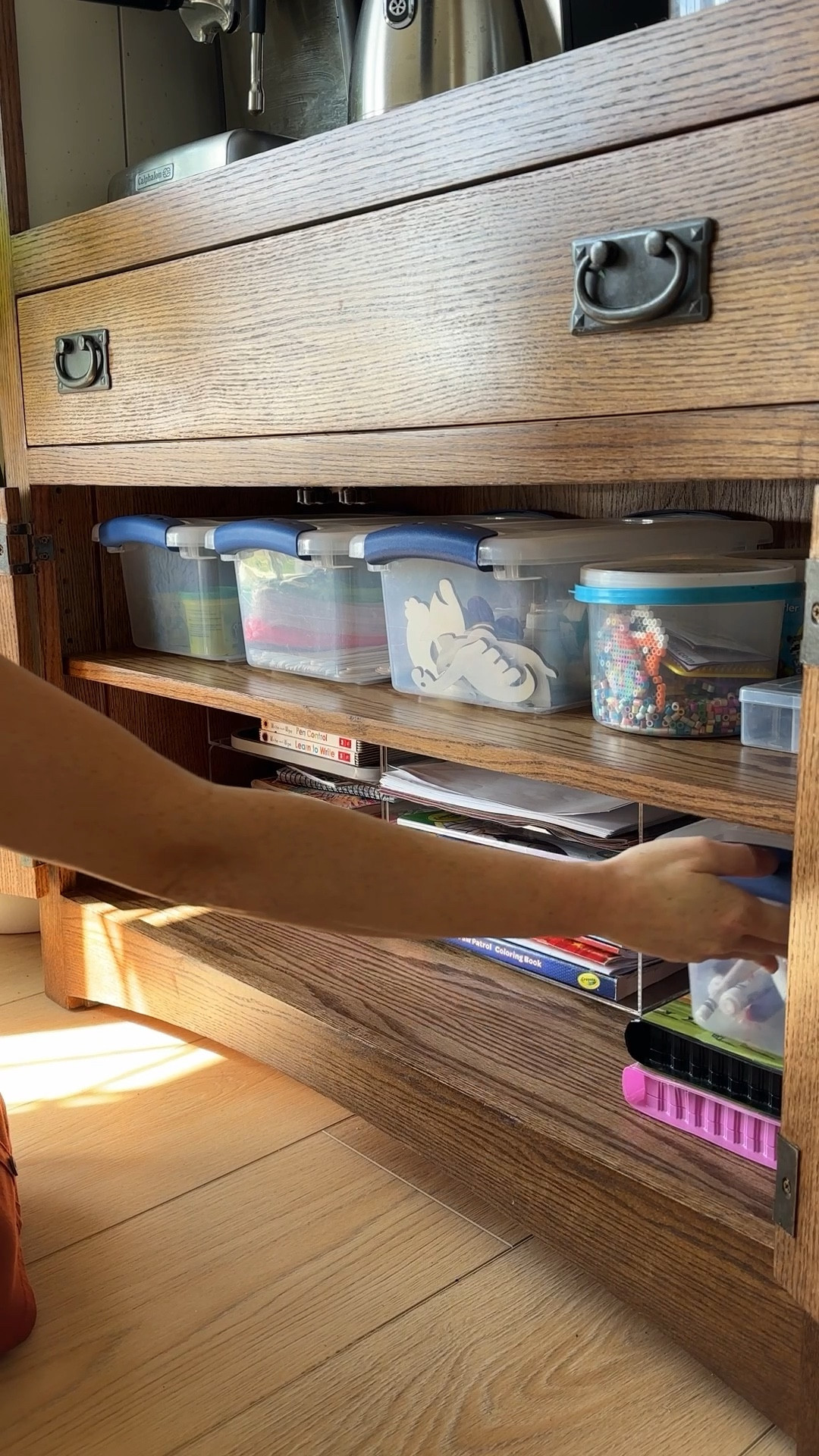 Kids craft supplies organization 🖌️ 

#LTKHome #LTKFamily #LTKVideo