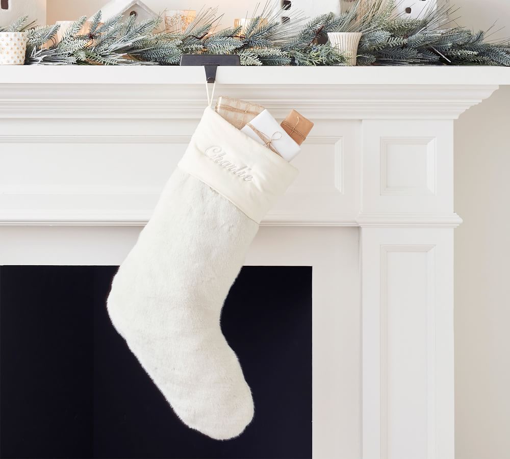 Alpaca Faux Fur Stocking | Pottery Barn (US)