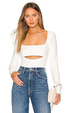 Cinq a Sept Alessia Top in Ivory from Revolve.com | Revolve Clothing (Global)