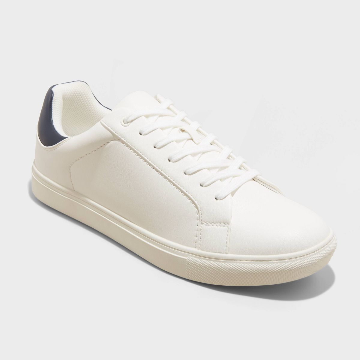 Men's Kyler Sneakers - Goodfellow & Co™ White and Heathered Navy Blue | Target