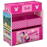 Disney Minnie Mouse 6 Bin Design and Store Toy Organizer by Delta Children | Amazon (US)