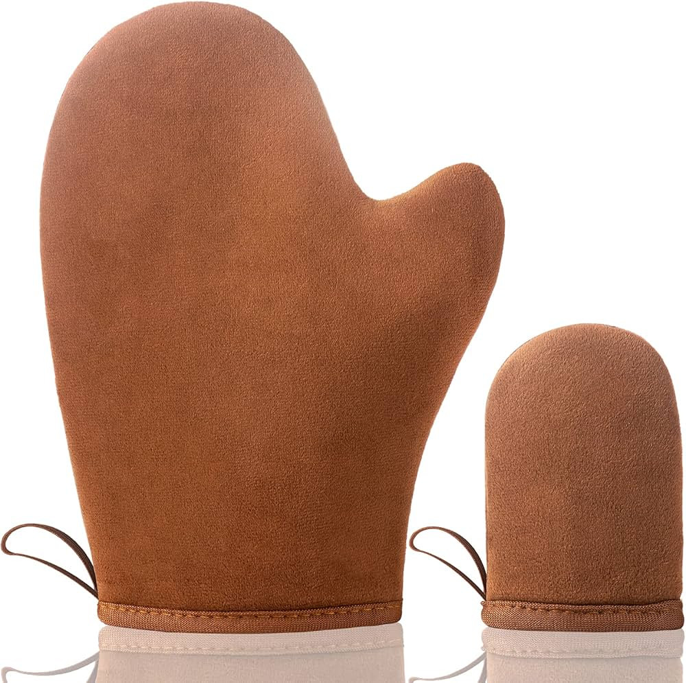 2 Pack Self Tanning Mitt Applicator – Ultra Soft Sunless Tanner Gloves with Thumb, Perfect for ... | Amazon (CA)