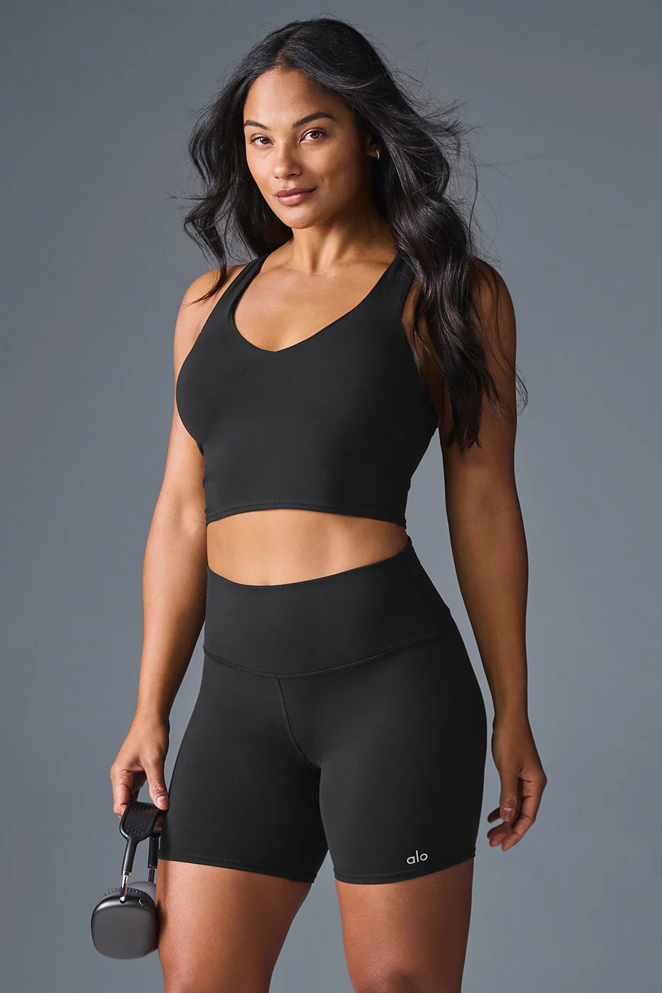 5" Airbrush High-Waist Biker Short | Alo Yoga (US)