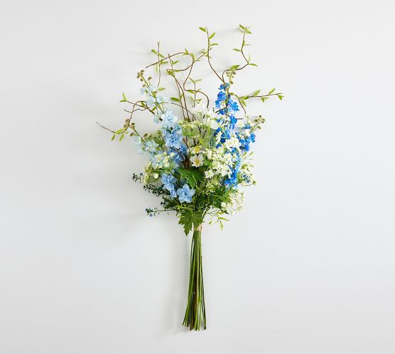 Faux Elevated Mixed Delphinium Bundle | Pottery Barn (US)