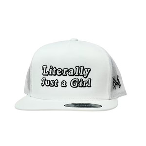 MHC Literally Just a Girl Trucker Hat | The Mad Hatter Company