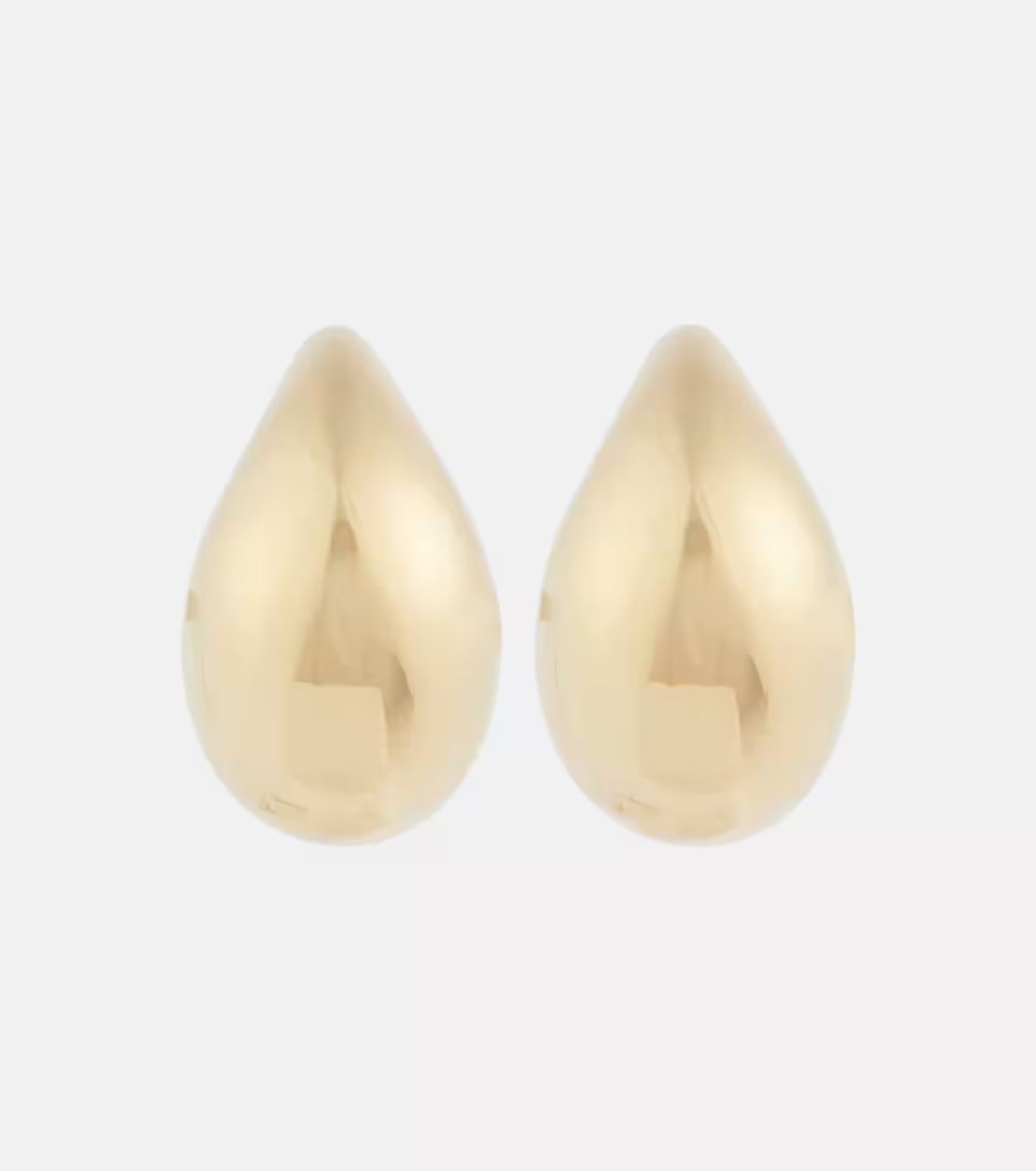 Drop gold-plated sterling silver earrings | Mytheresa (UK)