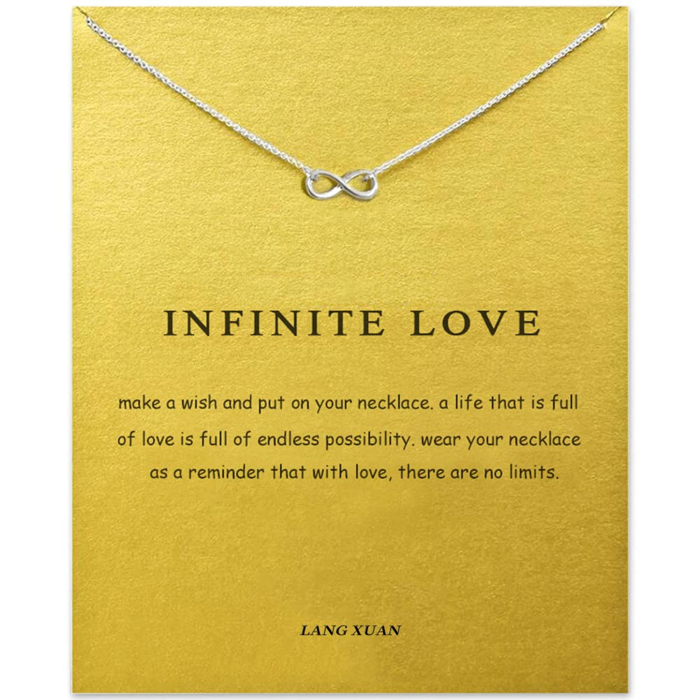 Friendship Infinite 8 Necklace Lucky Elephant Star Pearl Circle Pendant Necklace for Women Gift C... | Amazon (US)