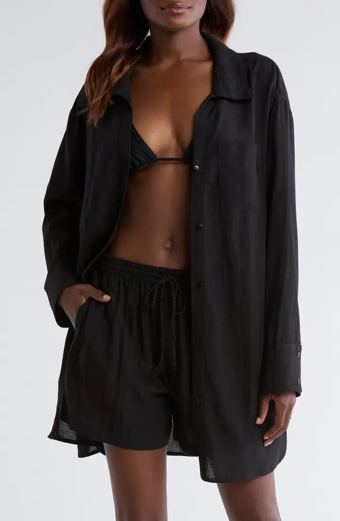 Nordstrom Oversized Cover-Up Shirt | Nordstrom | Nordstrom