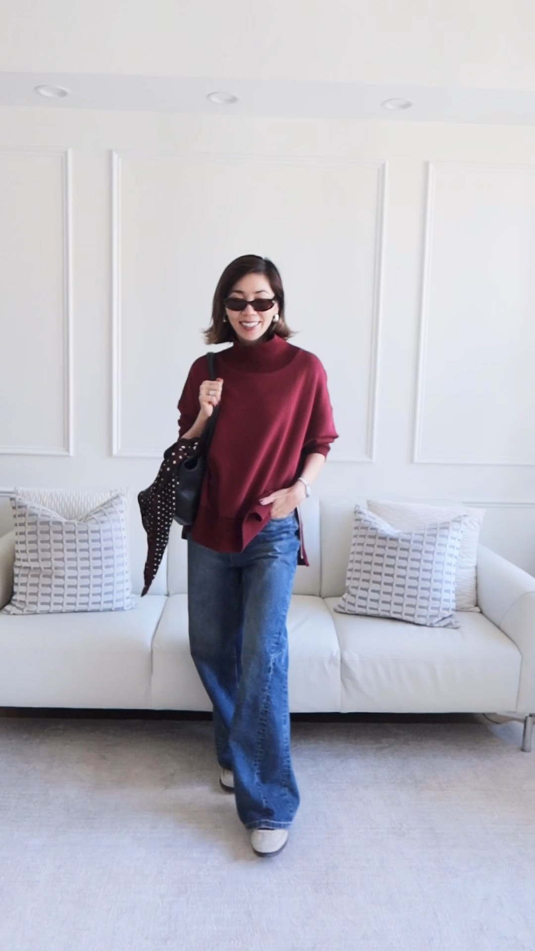 Falling for this rich maroon vibe  🍷✨– sophisticated, elegant, and pure luxury

#LTKOver40 #LTKFindsUnder100 #LTKStyleTip