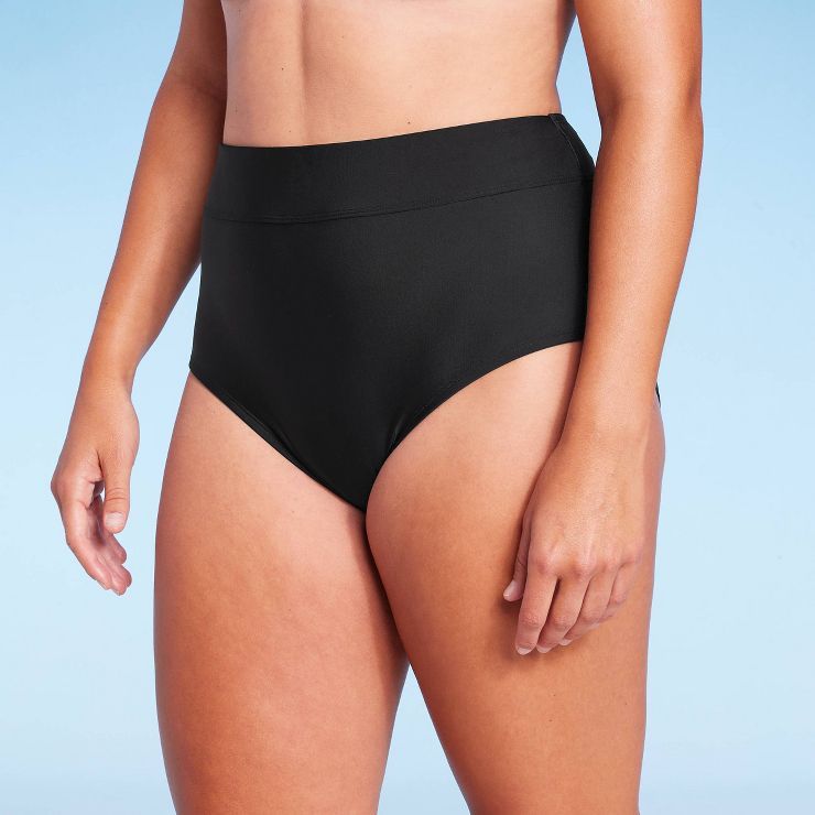 Women's Tummy Control High Waisted Bikini Bottom - Kona Sol™ | Target
