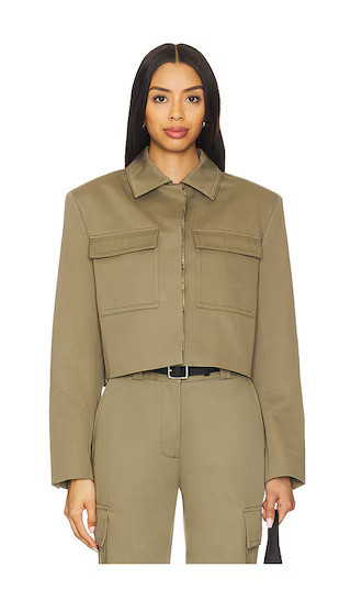 ANINE BING Dayton Jacket in Olive. - size S | Revolve Clothing (Global)