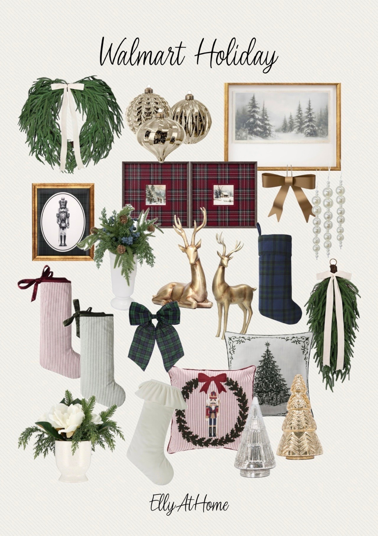 Early Walmart holiday, Christmas decor! Shop your favorites early from My Texas Farmhouse Christmas collections! Stockings, pillows, bows, wreaths, floral arrangements, ornaments, tree skirts, artwork + more holiday home decor accessories. Free shipping.

#LTKHome #LTKSeasonal