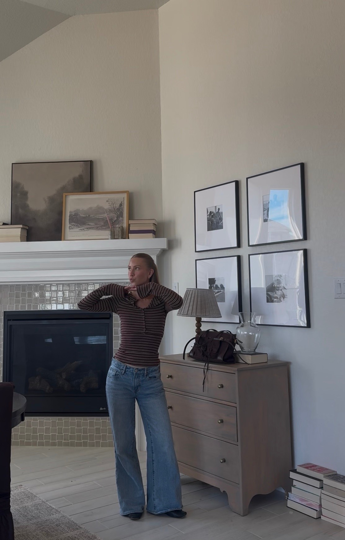 Obsessed with this top !!! Jeans linked too :) 

#LTKmomlife #LTKvlog #LTKootd