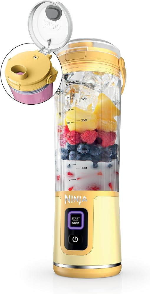 Ninja Blast Portable Blender, Cordless, 18oz. Vessel, Personal Blender For-Shakes and Smoothies, ... | Amazon (US)