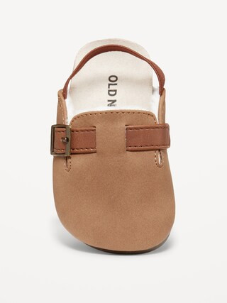 Faux-Suede Faux-Fur-Lined Clog Shoes for Baby | Old Navy (US)