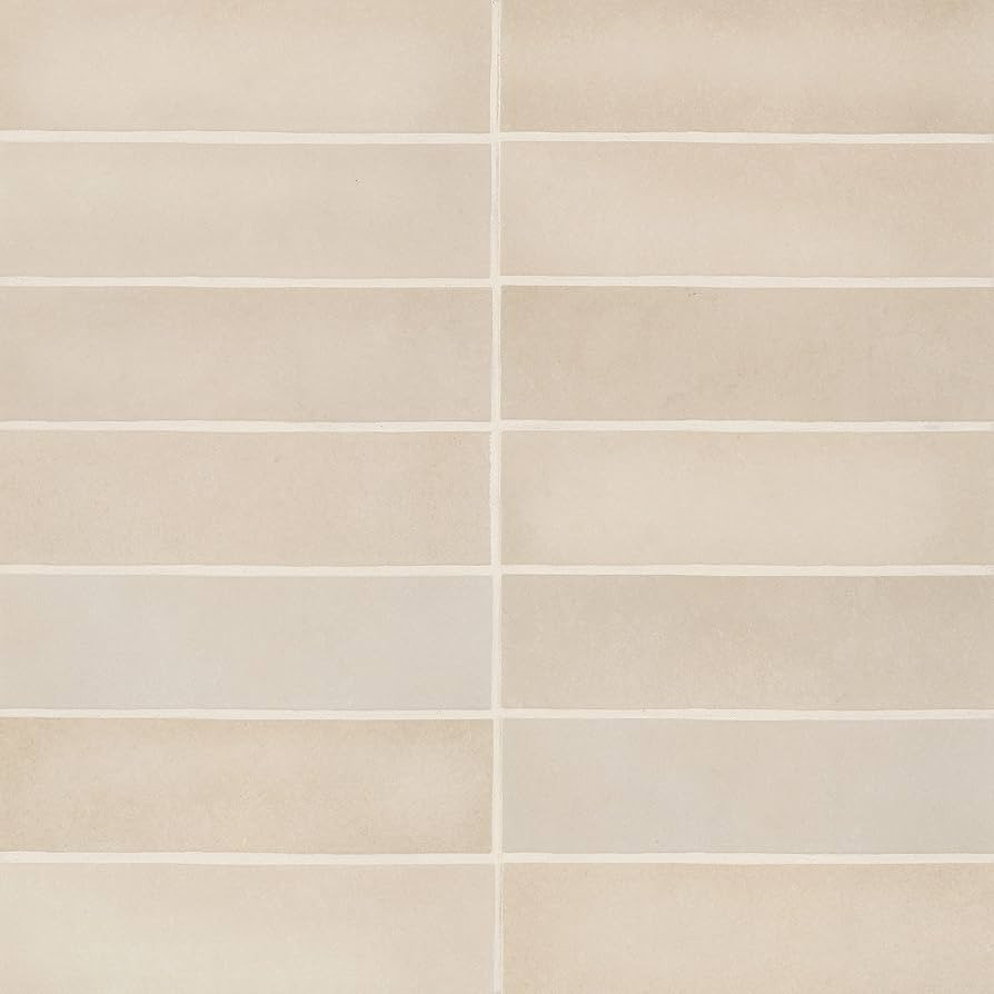 Bedrosians Makoto Matte Ceramic Tile 2.5" x 10", Tatami Beige (34-Pack, 5.38 SF) | Amazon (US)