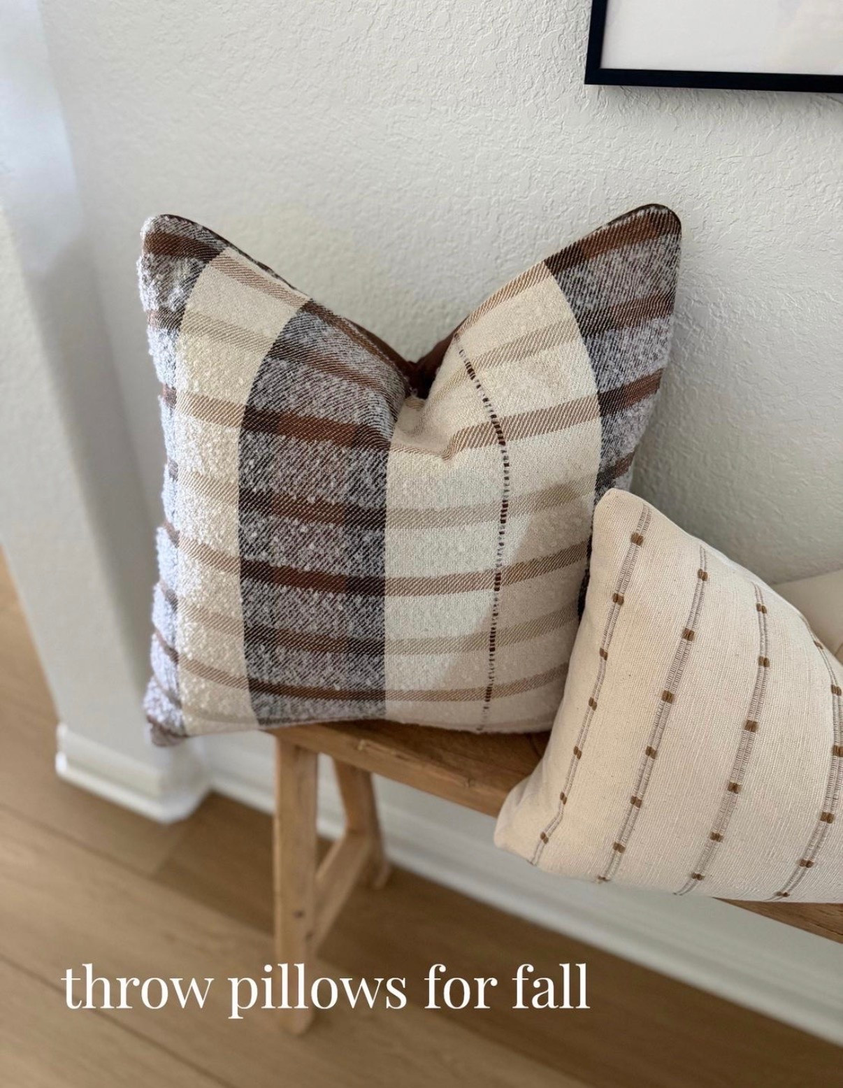 Throw Pillows to transition into the fall season 🍁 

Warmer tones, cozy textures are the way to go 👌🏼

Throw pillows, fall decor, home refresh for fall