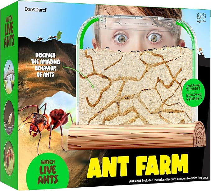 Ant Farm Kit for Kids - Farms Colony - Includes Ants Voucher - Sand Habitat Kits - Bug Terrarium ... | Amazon (US)