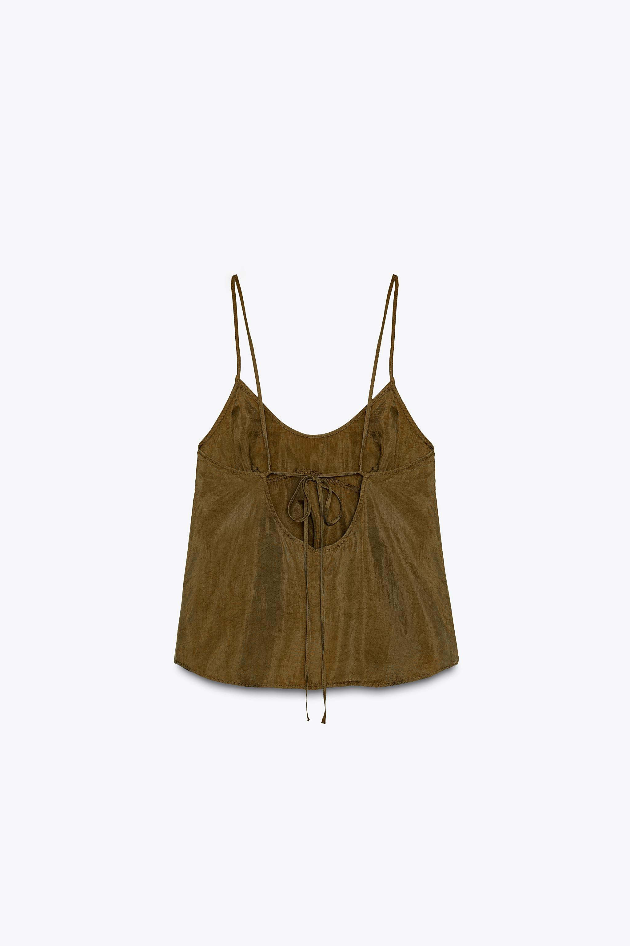 LYOCELL FLOWY TOP | Zara US