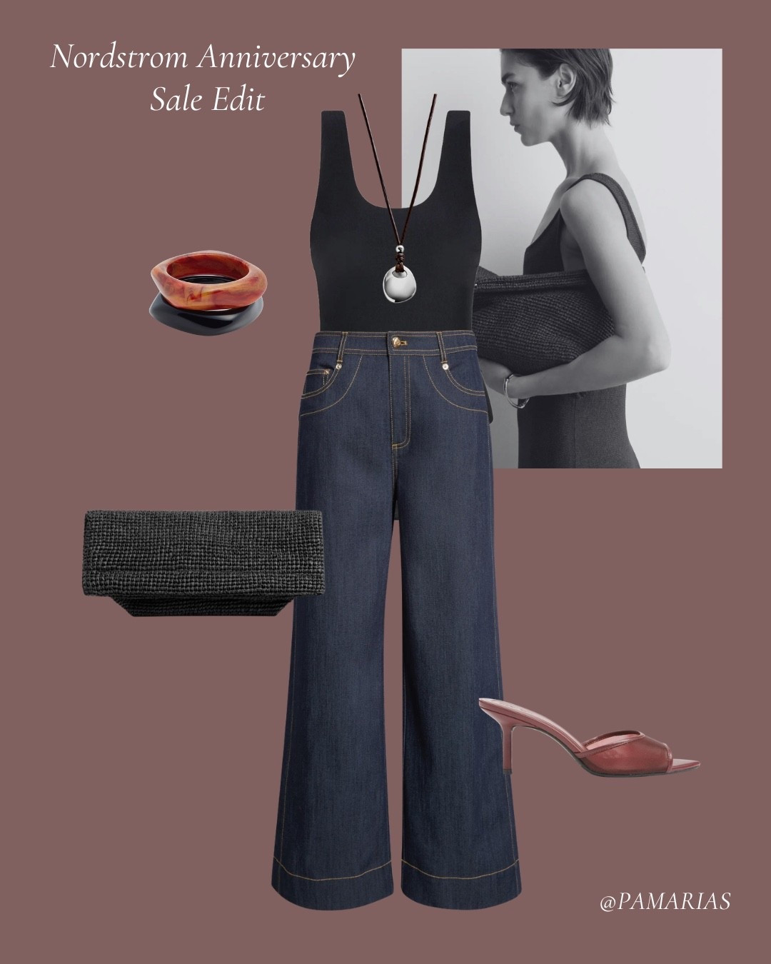 A chic and timeless outfit idea with some pieces from the @nordstrom anniversary sale 🖤

#LTKootd