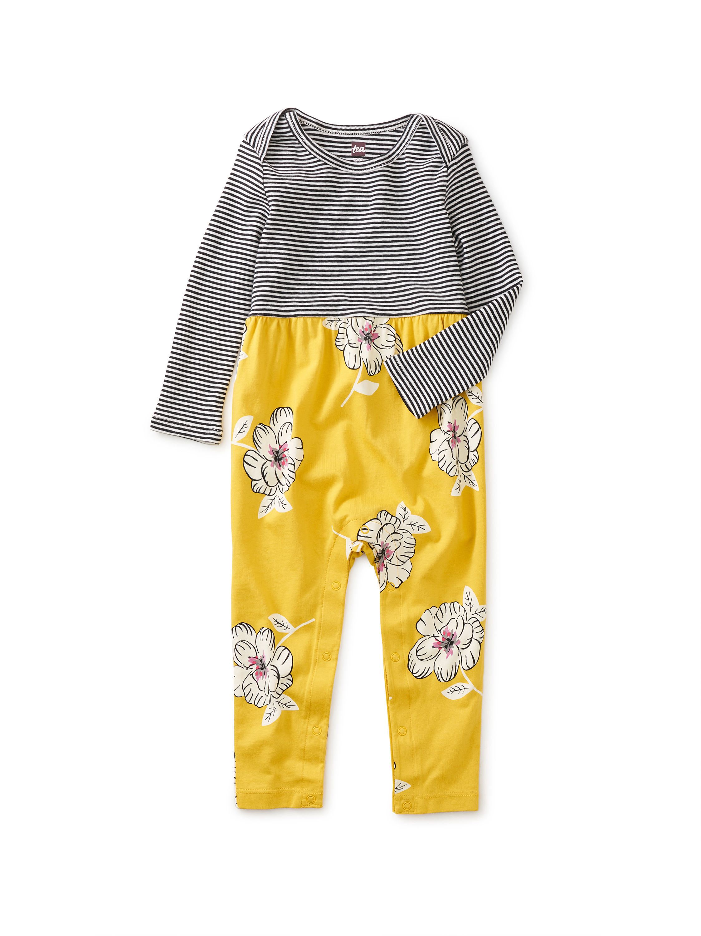 Print Mix Baby Romper | Tea Collection