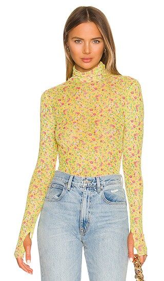 Zadie Top in Yellow Ditsy | Revolve Clothing (Global)