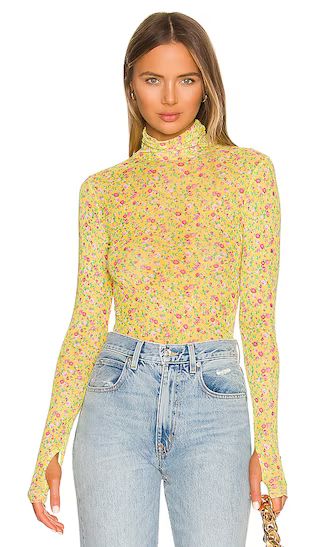 Zadie Top in Yellow Ditsy | Revolve Clothing (Global)